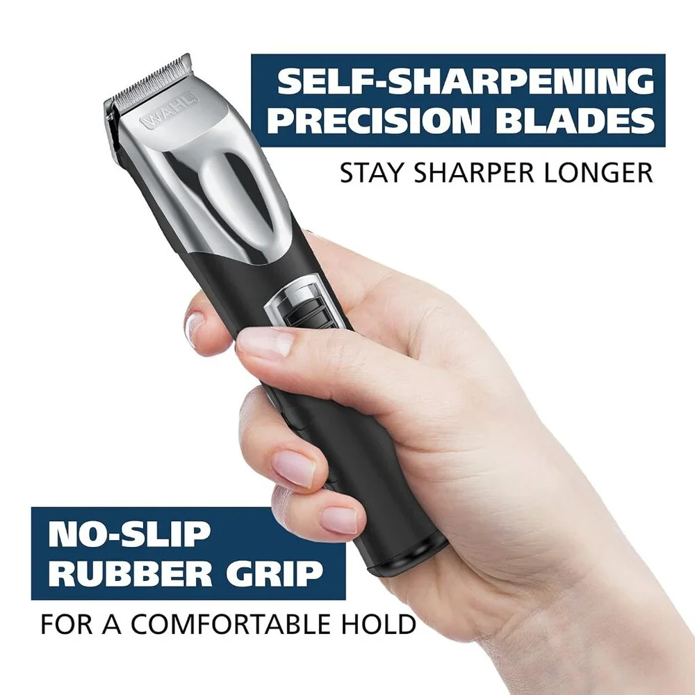 Precision Lithium-Ion Beard Trimmer & Grooming Set with Quick Charge Feature